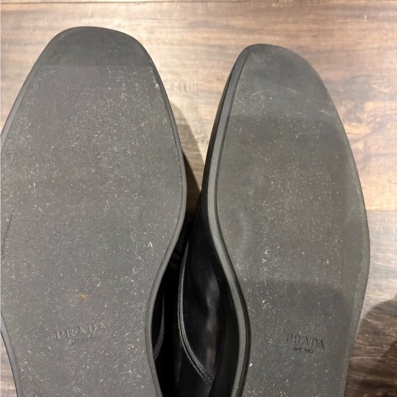 PRADA men’s leather lace-up shoes
